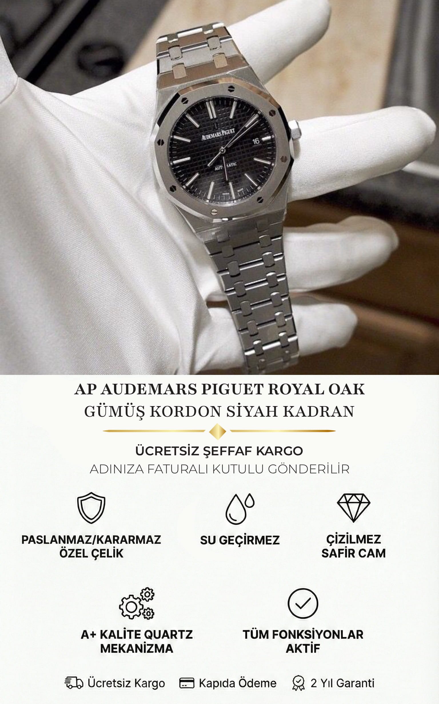 Audemars Piguet Royal Oak Siyah